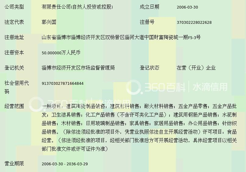 淄博兴国商贸